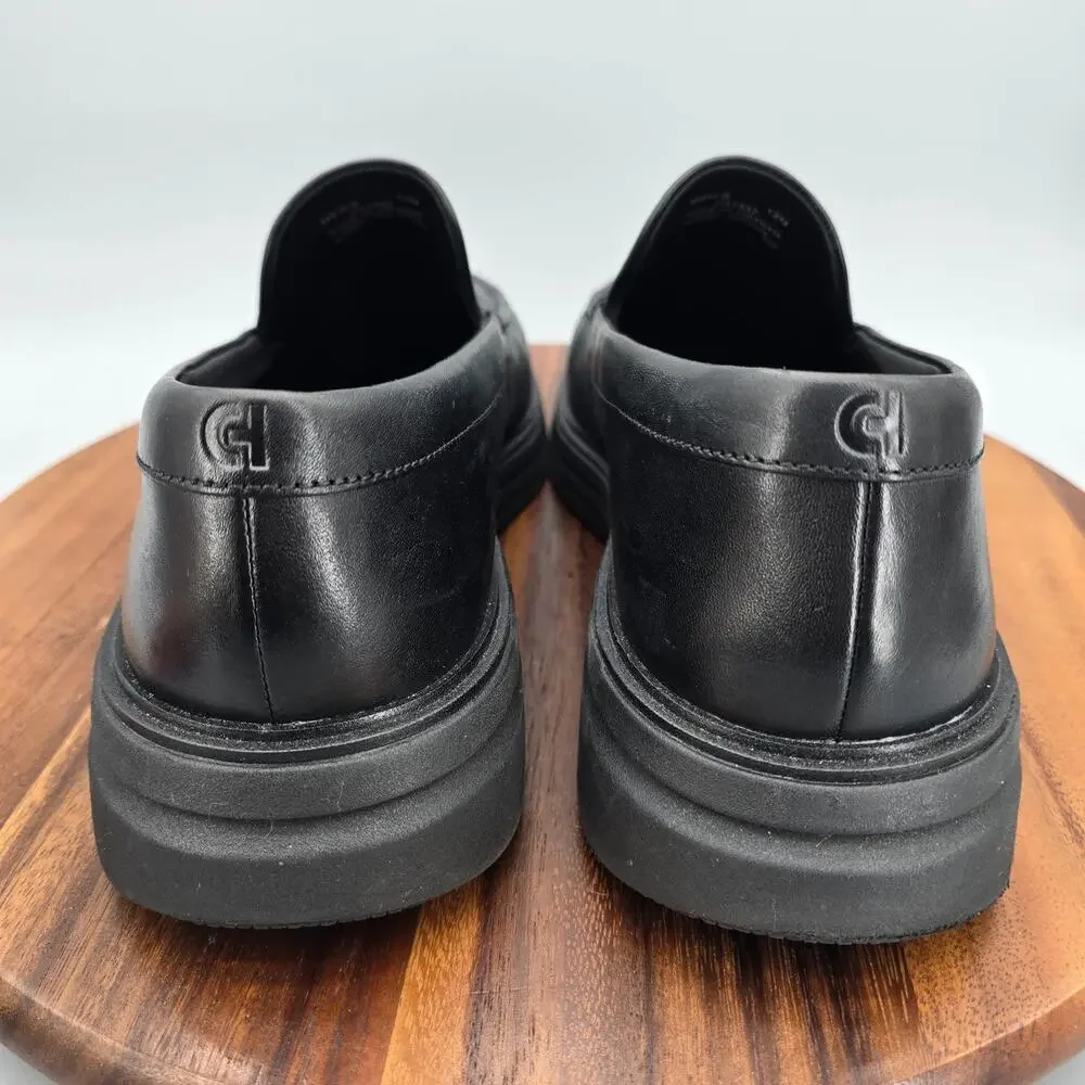 Cole Haan Shoes Mens 12 M Black Leather Venetian OriginalGrand Slip On Loafers
